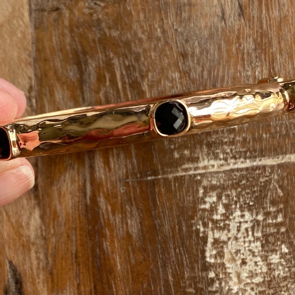 Park Lane gold and onyx bracelet